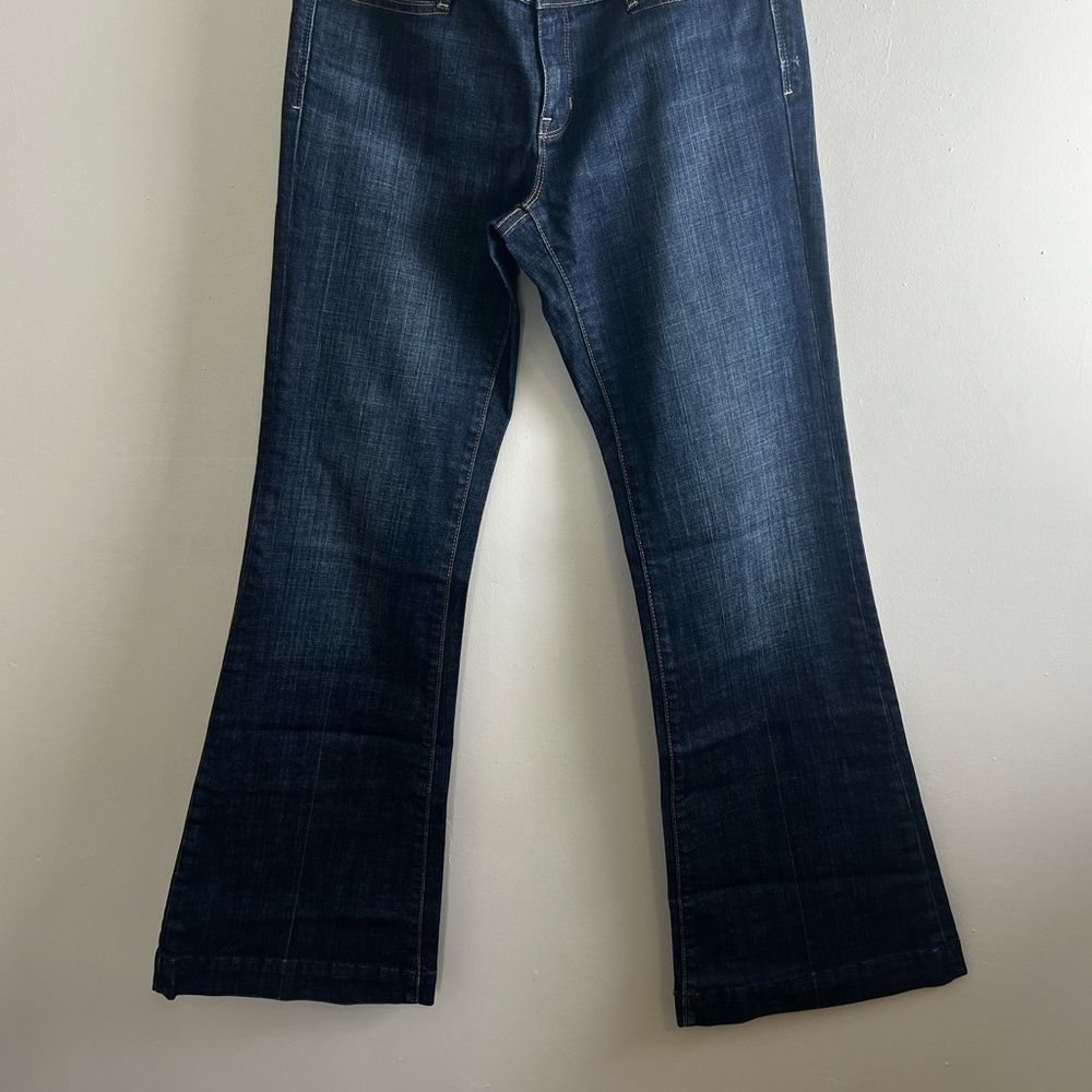Gap Limited Edition Jeans Denim Wide Leg Blue Low Rise Sz 29/8. (0037)